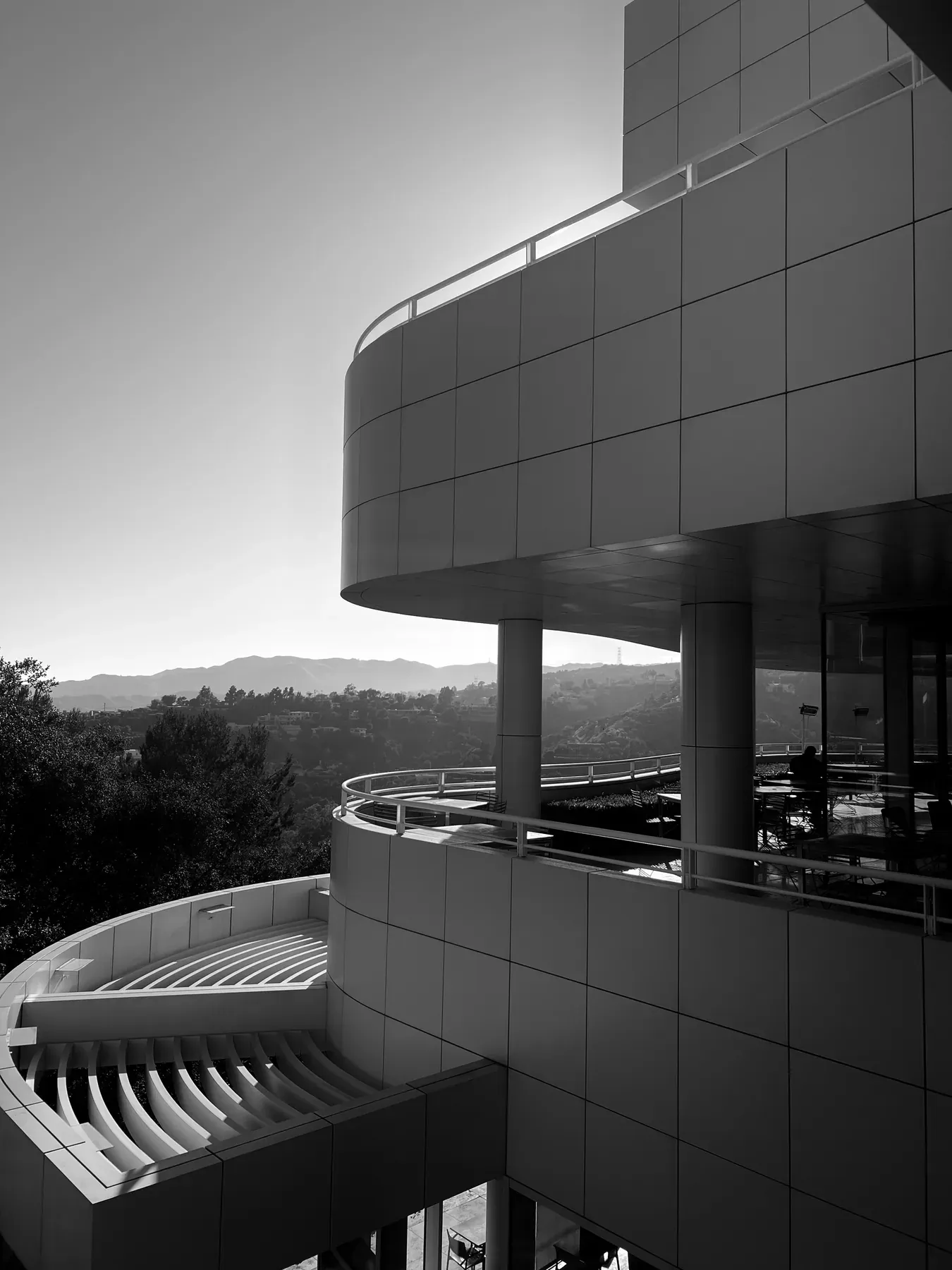 Getty Museum backside
