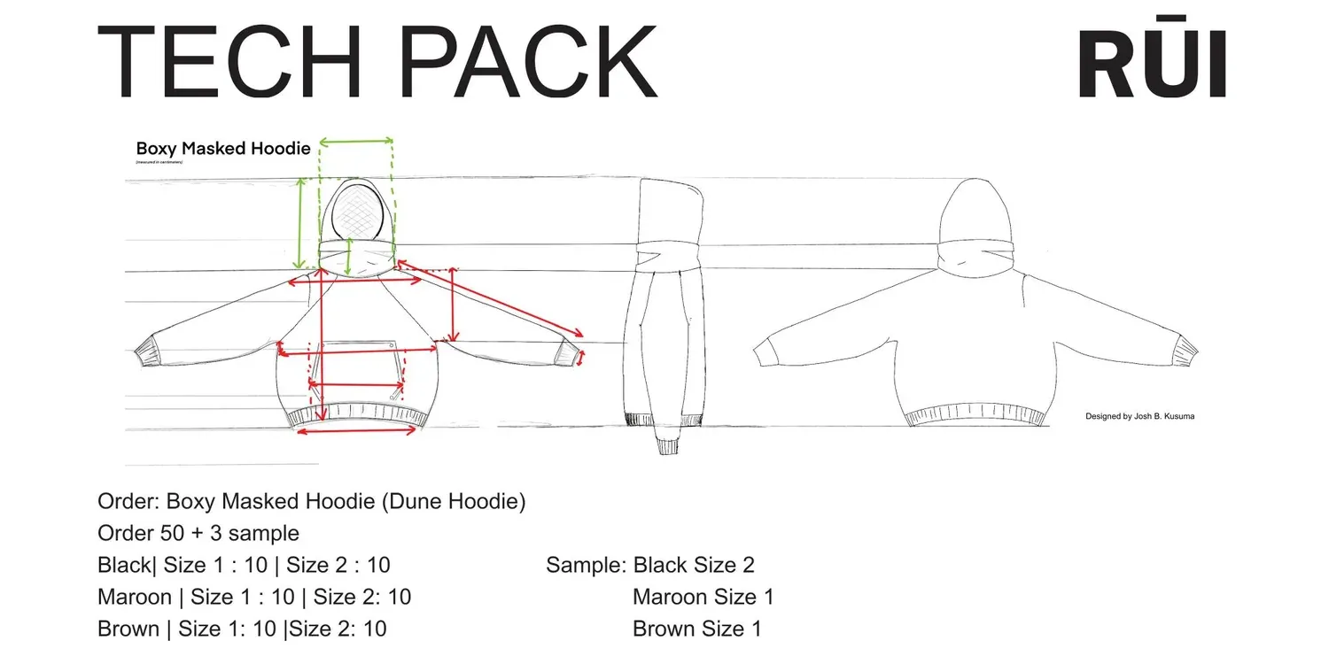 RŪI tech pack page 1